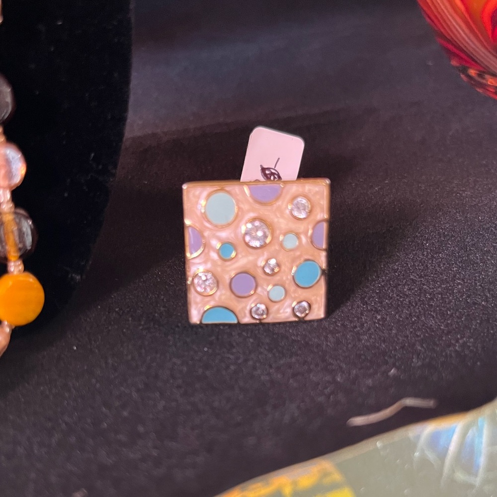 Rhodium Crystal & Enamal